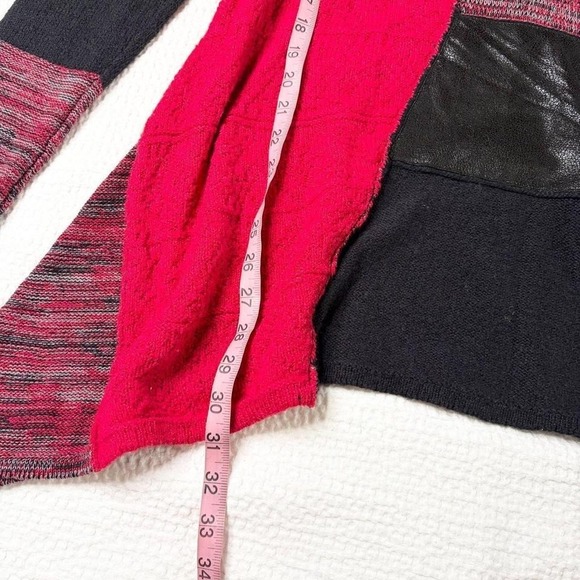 Style & Co. black/red patchwork long sleeve mini dress - Picture 5 of 5